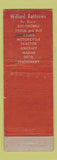 Matchbook Cover - Willard Batteries Frank Boyd Hamilton ON WORN
