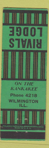 Matchbook Cover - Rivals Lodge Wilmington IL