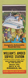 Matchbook Cover - William's Amoco oil gas Ringgold GA hillbilly