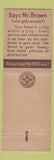 Matchbook Cover - Hotels Huntingdon Lewistown PA