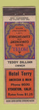 Matchbook Cover - Hotel Terry Stockton CA WEAR