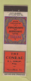 Matchbook Cover - The Conrad Massillon OH
