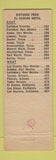Matchbook Cover - El Gancho Motel El Paso TX Cactus