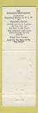 Matchbook Cover - Seminole Restaurant Clewiston FL