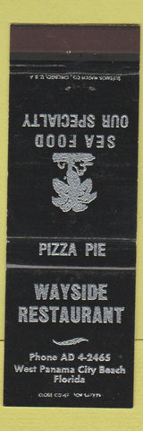 Matchbook Cover - Wayside Restaurant West Panama City Beach FL