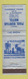 Matchbook Cover - Paul Bunyan Motel Bemidji MN low phone #