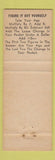 Matchbook Cover - Paul Bunyan Motel Bemidji MN low phone #