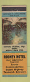 Matchbook Cover - Rodney Hotel Townsend DE ROAD TO HOME #1