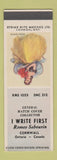 Matchbook Cover - Romeo Sabourin Cornwall ON Match Collector pinup SAMPLE