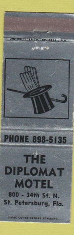 Matchbook Cover - Diplomat Motel St Petersburg FL