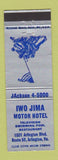 Matchbook Cover - Iwo Jima Motor Hotel Arlington VA