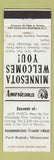 Matchbook Cover - Lake Itasca Park Rapids MN Perkins Americana