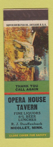 Matchbook Cover - Opera House Tavern Nicollet MN