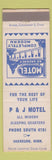 Matchbook Cover - P&J Motel Sherburn MN