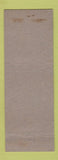 Matchbook Cover - Alma Block NE low phone #