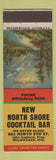 Matchbook Cover - New North Shore Cocktail Bar Milwaukee WI girlie back