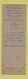 Matchbook Cover - Bendix Washer Dryer? Rossville Furniture GA