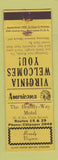 Matchbook Cover - Brandy Way Motel Brandy VA Perkins Americana WEAR