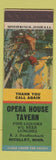 Matchbook Cover - Opera House Tavern Nicollet MN