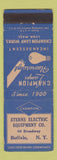 Matchbook Cover - Champion Lamps Lynn MA Sterns Electric Buffalo NY