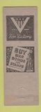 Matchbook Cover - Deauvale Bar Detroit MI ARROW pinup WWII