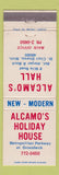 Matchbook Cover - Alcamo's Holiday House Hall St Clair Shores MI