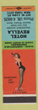 Matchbook Cover - Hotel Revella New York City pinup #1 Something Like This