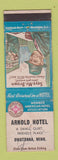 Matchbook Cover - Arnold Hotel Owatonna MN WORN