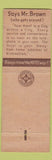 Matchbook Cover - Arnold Hotel Owatonna MN WORN