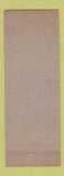 Matchbook Cover - Stonewall Jackson Hotel Manassas VA