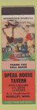Matchbook Cover - Opera House Tavern Nicollet MN