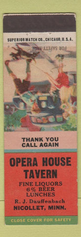 Matchbook Cover - Opera House Tavern Nicollet MN