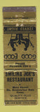Matchbook Cover - Smiling Joe's Restaurant North Grosvernor Dale CT WORN