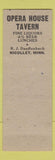 Matchbook Cover - Opera House Tavern Nicollet MN