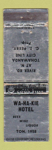Matchbook Cover - Wa Ha Kie Hotel Tonawanda NY girlie WORN