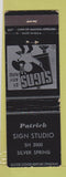 Matchbook Cover - Patrick Sine Studio Silver Spring MD? WEAR