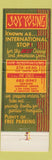 Matchbook Cover - Joy Young Chinese Restaurant Memphis TN