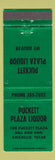 Matchbook Cover - Puckett Plaza Liquor Amarillo TX