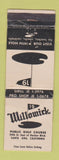Matchbook Cover - 19th Willowick Golf Course Santa Ana CA WORN
