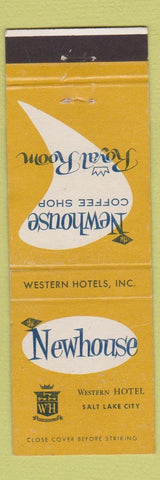 Matchbook Cover - Newhouse Hotel Salt Lake City UT