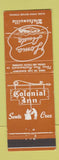 Matchbook Cover - Loma Linda Watsonville CA Colonial Inn Santa Cruz WEAR