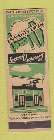 Matchbook Cover - Okaqi Restaurant Vermilion OH