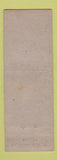 Matchbook Cover - Shoup's Place Barrington IL  low phone # WEAR