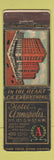 Matchbook Cover - Hotel Annapolis Washington DC FEDERAL LONG WORN