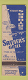 Matchbook Cover - Sather's Annex Grill Auburn CA nude girlie WEAR
