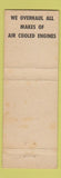 Matchbook Cover - Harrison Restaurant Chicago IL Federal WORN