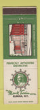 Matchbook Cover - Mark Twain Hotel Elmira NY