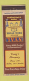 Matchbook Cover - Young's Pharmacy Drugs Hobbs NM low phone # Nyal