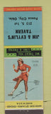 Matchbook Cover - Jim & Evylin's Tavern Ponca City OK pinup WEAR