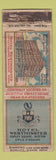 Matchbook Cover - Hotel Westminister Boston MA DQ WORN